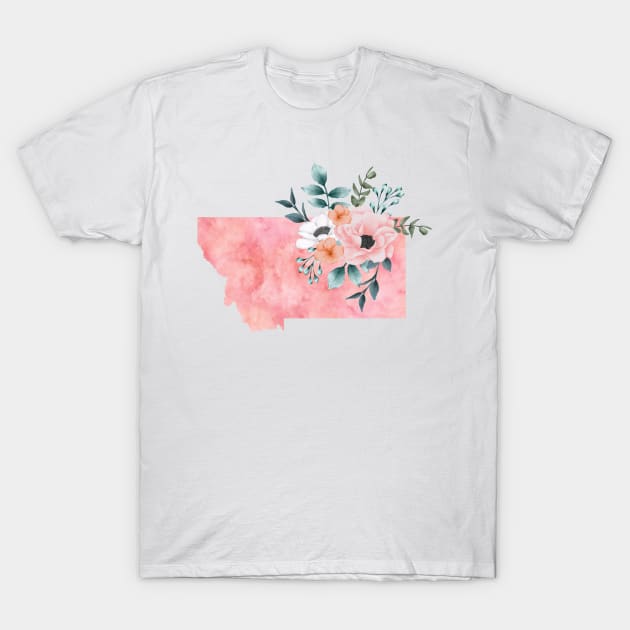 Montana Floral T-Shirt by bloomnc